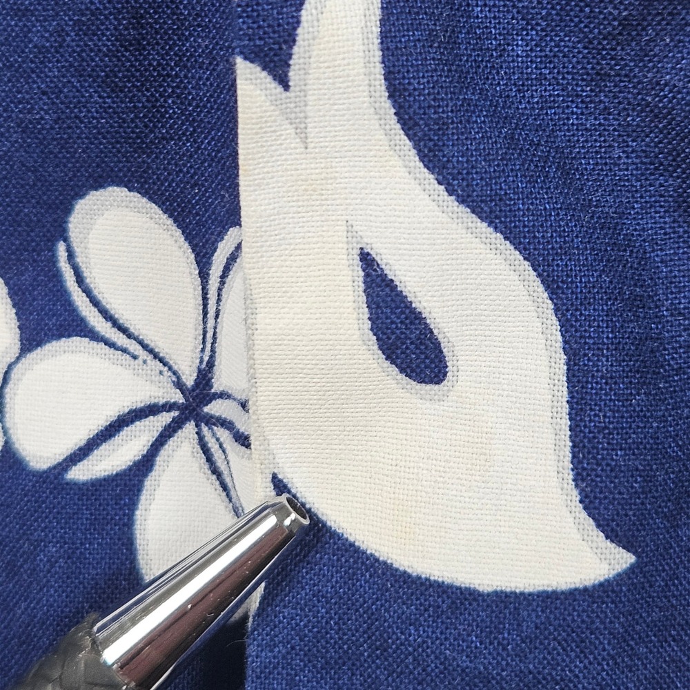 Vintage Aloha Republic Hawaiian Shirt‎ Mens 4XL Blue Floral Hibiscus Made In USA - Picture 6 of 12